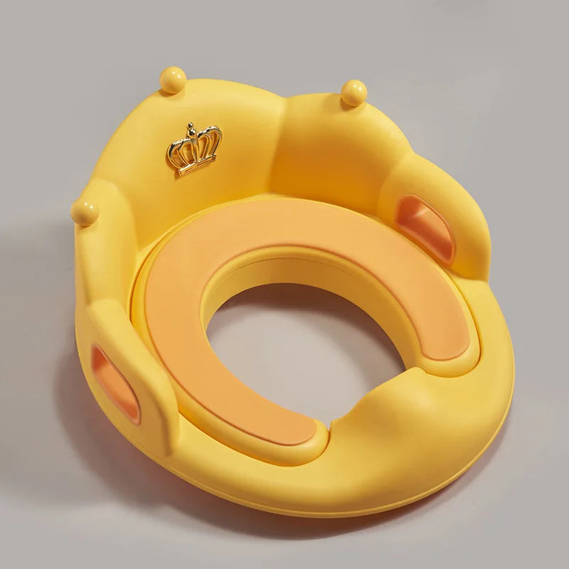 Portable Baby Crown Toilet Seat - Toddler Training Cushion for Easy Potty Success