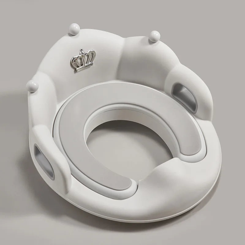 Portable Baby Crown Toilet Seat - Toddler Training Cushion for Easy Potty Success