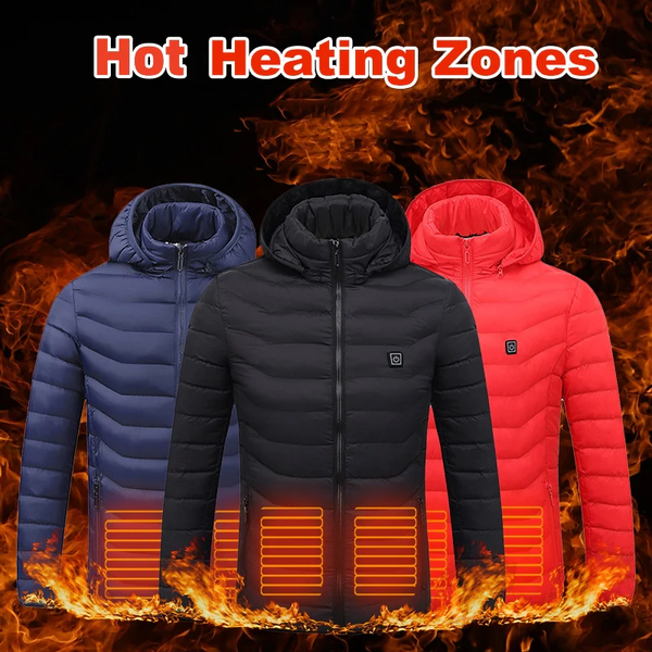 HEATURA CORE™ — Men’s Smart Heated Jacket | USB Winter Thermal Coat