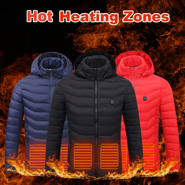 HEATURA CORE™ — Men’s Smart Heated Jacket | USB Winter Thermal Coat