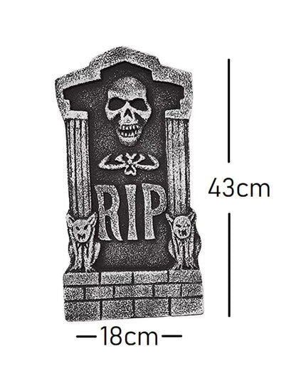 Transform Your Halloween with 4 Spooky 43Cm Tombstones – Perfect for Your Haunted Garden Display!