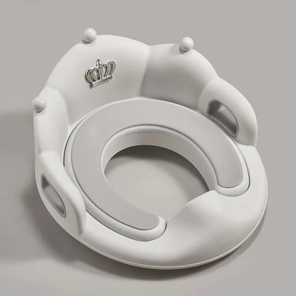 Portable Baby Crown Toilet Seat - Toddler Training Cushion for Easy Potty Success