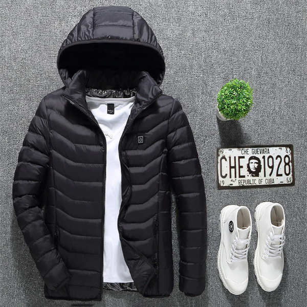 HEATURA CORE™ — Men’s Smart Heated Jacket | USB Winter Thermal Coat