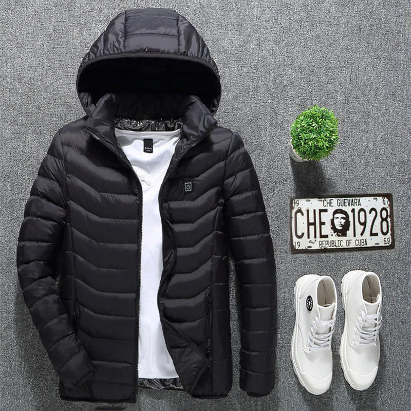 HEATURA CORE™ — Men’s Smart Heated Jacket | USB Winter Thermal Coat